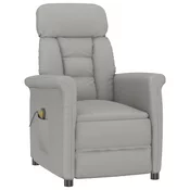 Massagerica Svijetlo siva 96,5 x 70,5 x 95 cm Mikro Vlakna