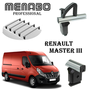 Krovni nosaci za Renault Master lll 2010> 5 poprecnih šipki + granicnici