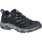 Merrell Moški pohodni čevlji Mens Moab 3 GTX Black/Grey 43,5