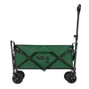NILS CAMP NC4306 ZLOŽLJIV POTOVALNI VOZIČEK ZELEN 70L