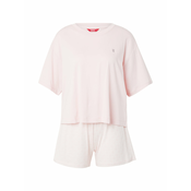 ESPRIT Kratke hlače za spavanje Amelia, roza / crna / bijela