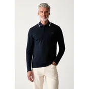 BOSS Polo majica PasserfordLong 50566186 Mornarsko modra Regular Fit