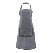 Kitchen apron, 70 x 85 cm, Stella, black - Tiseco