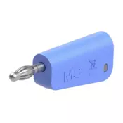 Banana 4mm Staubli LQ-4N-30 plava