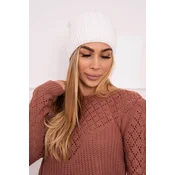 Kesi Cap with fleece Anna K238 white