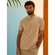 Sinsay - Pamucna polo majica - nude