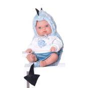 Antonio Juan 85105-4 Zmaj - realisticna beba lutka s punim tijelom od vinila - 21 cm