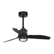 FARO 33424WT1N - LED zatemljiv ventilator JUST FAN S 16W/230V premer 81 cm črn WT + DO