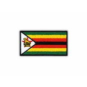 shumee Našitek zastave Zimbabveja - Prišitje - Vezen našitek/značka/emblem