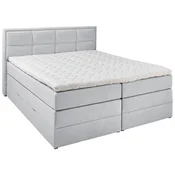 Esposa BOXSPRING POSTELJA 140 cm x 200 cm , tekstil sivobež