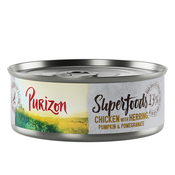 Varčno pakiranje Purizon Superfoods 24 x 70 g - Piščanec s slanikom, bučo in granatnim jabolkom