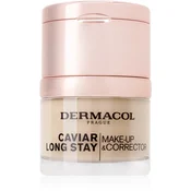 Dermacol Caviar Long Stay puder in korektor s kaviarjem odtenek fair 30 ml