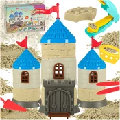 Otroški kreativni komplet za grad 750 g peska – ustvarjalni set - Rojstni dan - Za 3+ let
