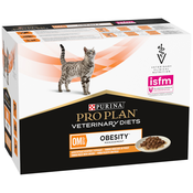 Purina Pro Plan Veterinary Diets Feline OM ST/OX-Obesity Management piščanec - Varčno pakiranje: 20 x 85 g