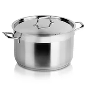 shumee Lonec Orion Anett s pokrovom, nerjaveče jeklo, 26 cm, 8,2 l, Premium