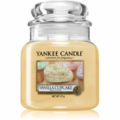 Yankee Candle Vanilla Cupcake dišeča sveča  411 g Classic srednja