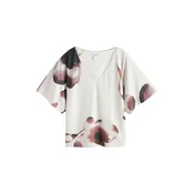 Next Bluza eozin/burgund/črna/bela