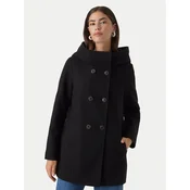 Vero Moda Prehodni plašč Fortuneshila 10291044 Črna Regular Fit