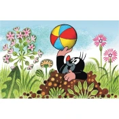 Dino Puzzle Krtek - z balonom 54 kosov
