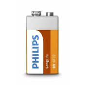 PHILIPS baterija LONGLIFE 9V, 1 kos