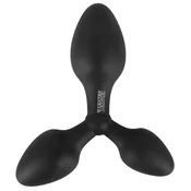 Black Velvet - trostruki analni čep (crni)