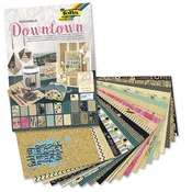 Ustvarjalni papir Folia Downtown 24 x 34 cm / 20 listov
