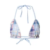 Abercrombie & Fitch Bikini zgornji del opal/nebeško modra/staro roza/bela