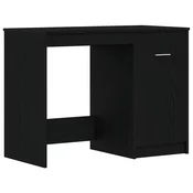 vidaXL vidaXL Miza Črna Oreh 100x50x76 cm Inženirski les, (22048567)