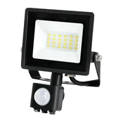 LED spoljni reflektor sa senzorom LED/20W/230V IP44 6500K crna
