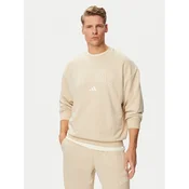 adidas Jopa Seasonal Essentials Collegiate French Terry Crew KF4253 Bež Regular Fit