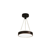 LED luster na sajli LED/12W/230V 4000K crna