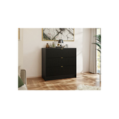 Komoda TIRENO 75x80 cm crna