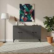 Hanah Home Komoda, 120x75x32cm, Antracit