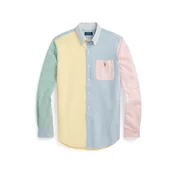 Polo Ralph Lauren Srajca  svetlo modra / svetlo rumena / meta / rosé