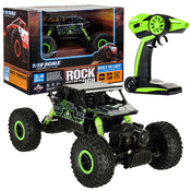 RC avto na daljinec Rock Crawler 1:18 – 4WD, 2,4 GHz (zelena) - Rojstni dan - Najstniki