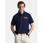 Polo Ralph Lauren Polo majica 710B14216003 Mornarsko modra Regular Fit