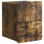 vidaXL vidaXL Stenski nočni omarici Dimljen hrast 33 x 34,5 x 43 cm, (5000209553)