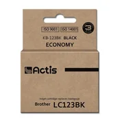 Actis KB-123Bk črna kartuša (nadomestilo za Brother LC123BK/LC121BK; Standard; 15 ml)