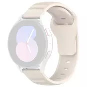 Silikonski pas Techsuit za uro Huawei Watch GT2 46mm/GT2 Pro/GT3 Pro 46mm/Xiaomi Watch S1 - bež