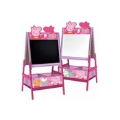 Arditex Dvostranska tabla za otroke s škatlo za shranjevanje PEPPA PIG, PP14444