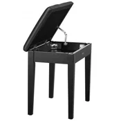 VEVOR Klaviaturni stol 560x350x485 mm z shranjevalnim prostorom