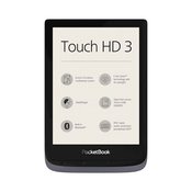 Pocketbook - Elektronski bralnik PocketBook Touch HD3 6, siva metalik