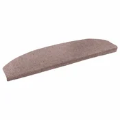 vidaXL Samolepilni stopniščni tepihi 15 pcs Bež 80 x 24,5 x 3,5 cm