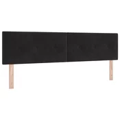 Uzglavlje Crna 180 cm Baršun