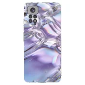 Silikonski prozorni ovitek za Xiaomi Redmi Note 11 - Iridescent bubbles