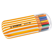 Stabilo Point 88 Zebrui flomaster, 0,4 mm, 20-barvna ovalna plastična škatla