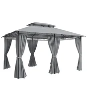 Homestar Vrtni paviljon 300x400x280 cm temno siva