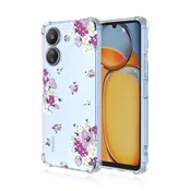 Prozoren ovitek “PinkFlower” za Xiaomi Poco C65/Redmi 13C