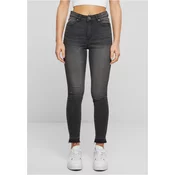 Womens Skinny Fit Jeans Black/Washed
