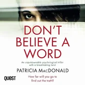 AUDIBOOK Avdio knjiga: Dont Believe A Word
